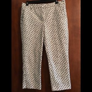 Adrianna Papell cropped Capri casual pants